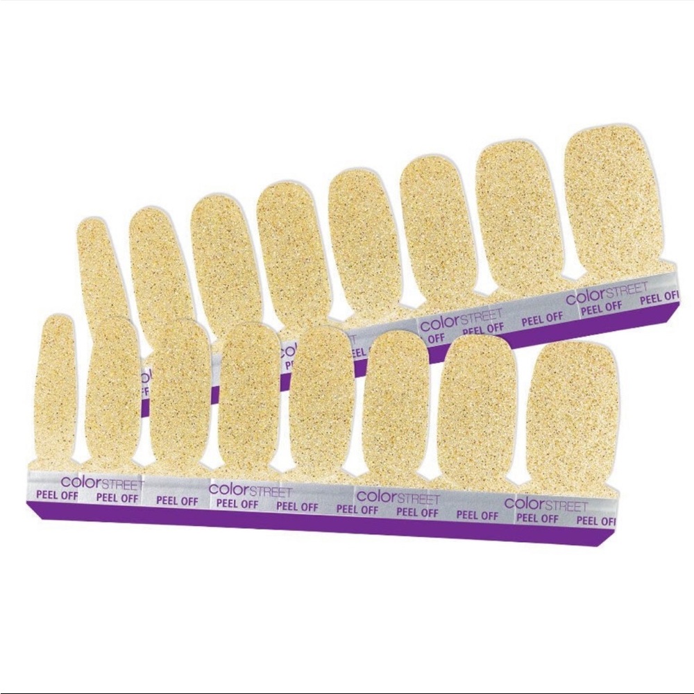 *Retired* Color Street: Austin-tatious | Gold Metallic Party Glitter Sparkle - Picture 9 of 9